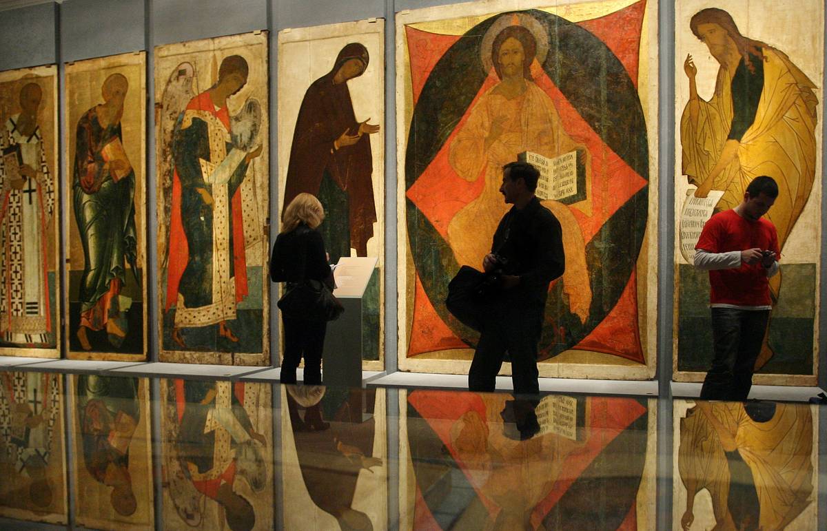 Андрей Рублев иконы в Третьяковской галерее