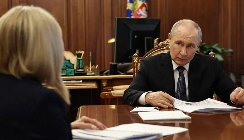 Путин оценил соотношение женщин и мужчин среди кандидатов на выборах в России