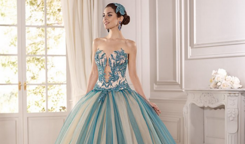 Цветное свадебное платье: Актуальные оттенки, нюансы выбора